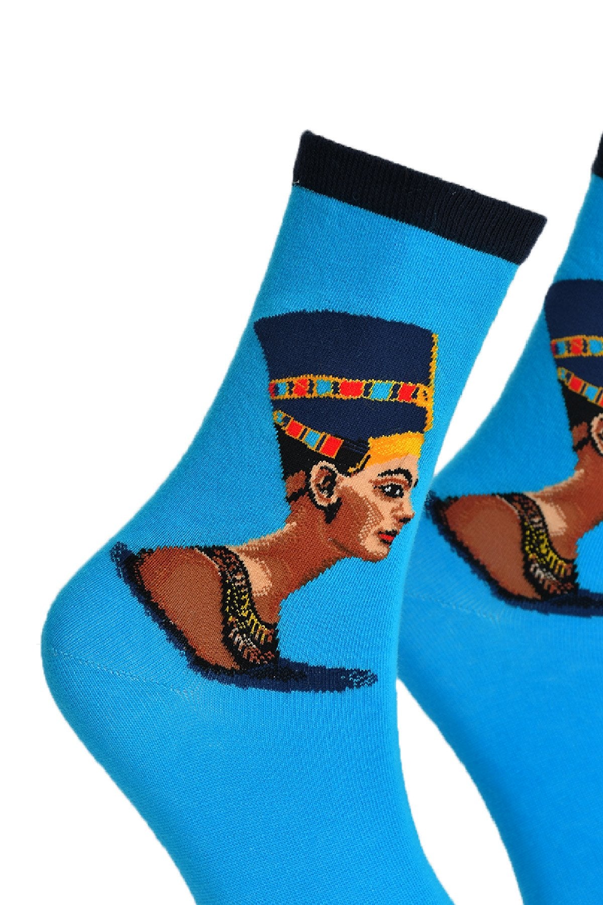 Nefertiti Blå Sokker