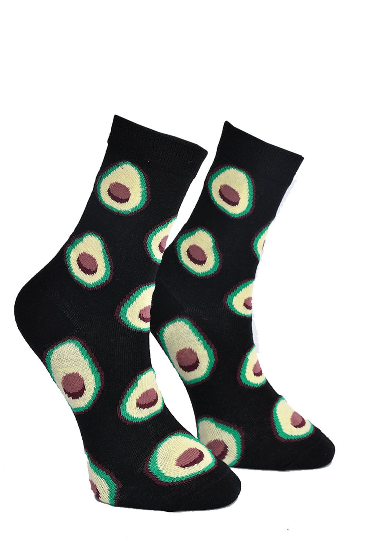 Svart Sokker Med Avokado