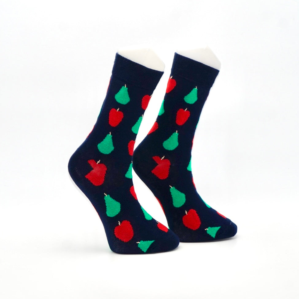 Fruktsokker med epler og pærer – Lucky Socks