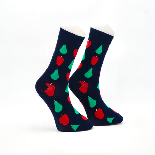Fruktsokker med epler og pærer – Lucky Socks